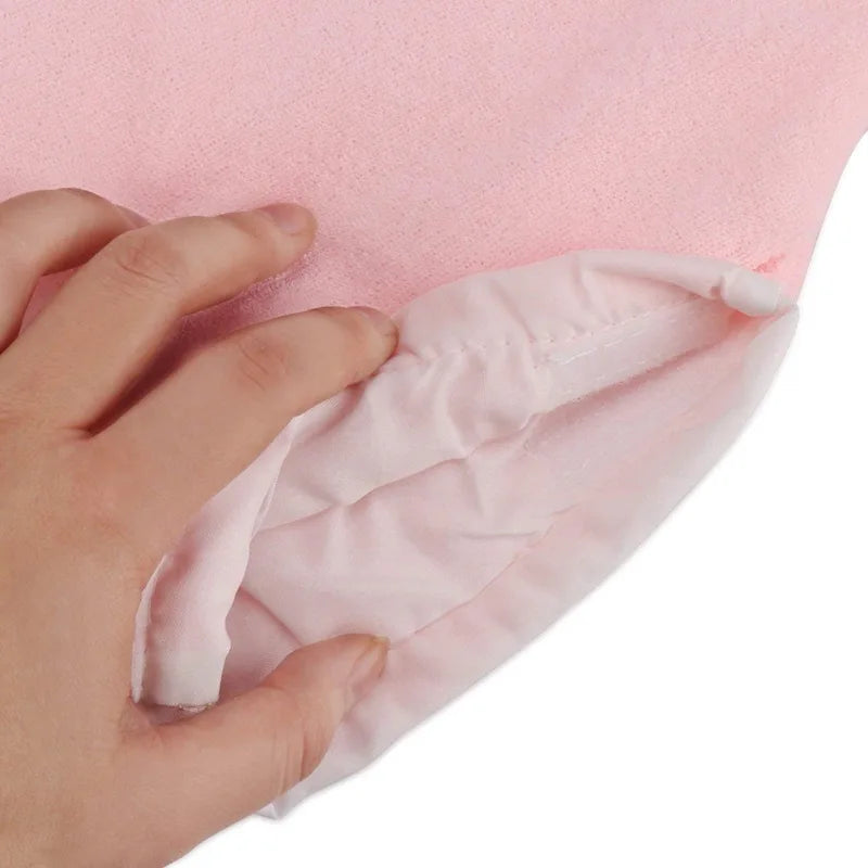 Pink Paraffin Wax Gloves and Booties for Heat Therapy Spa Tanning Care