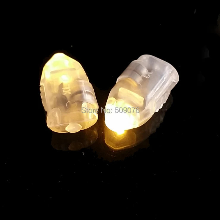10pcs Warm White LED Balloon Lights Mini Flash Lamps for Paper Lanterns & Party Decorations