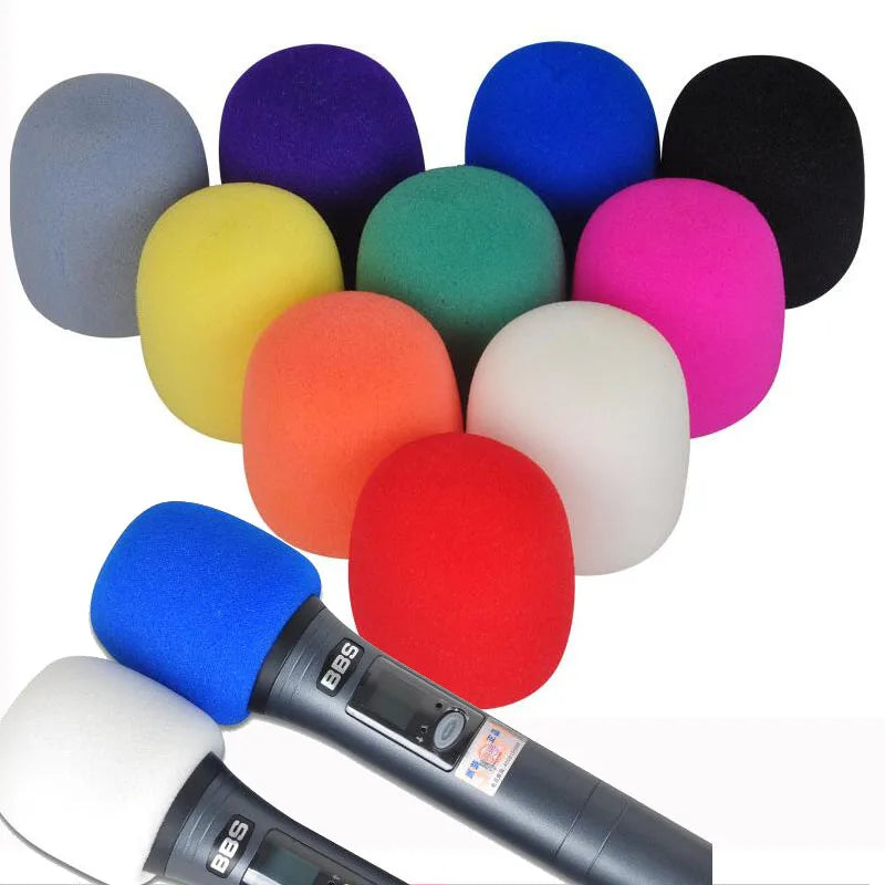 Professional Microphone Foam Cover Windshield Sponge Studio Shield - Multi Colors