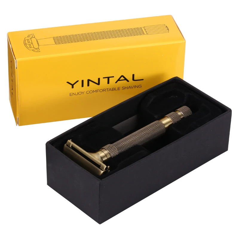 Adjustable Safety Razor for Men Classic Butterfly Open Shaving Tool