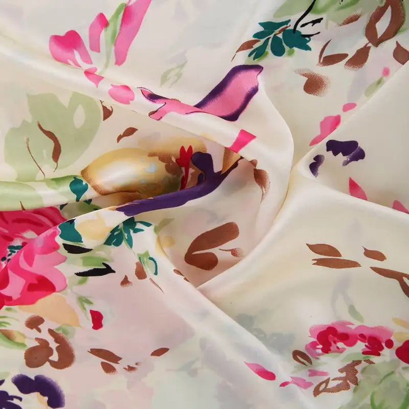 Mulberry Silk Pillowcase with Zipper - 100% Natural Satin Bedding Cover