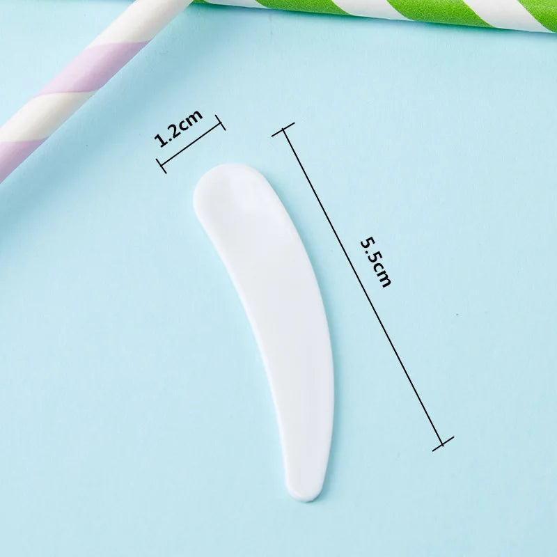 Mini Cosmetic Spatulas 100PCS Disposable Mask Tools - Multi Color