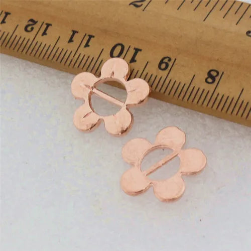 Beading Slider Flat for Bracelets, Necklaces, Watch Chains, DIY Jewelry - 50pcs