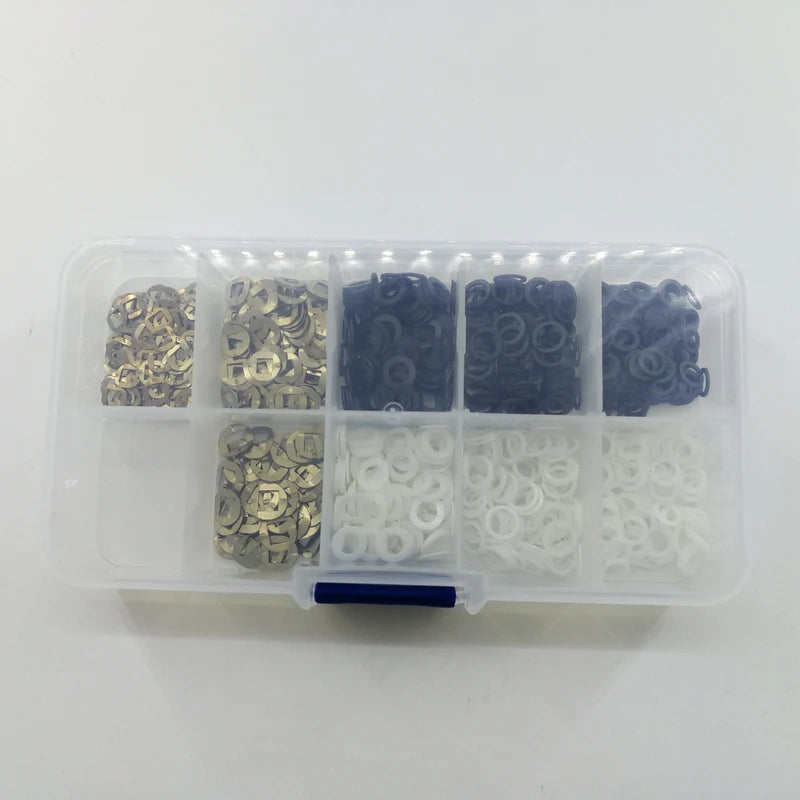 Hairdressing Scissor Repair Kit 900pcs with Plastic Washers for Salon & Barber Tools