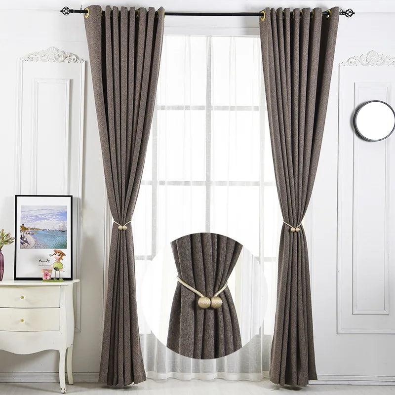 Magnetic Pearl Ball Curtain Tiebacks - Easy to Use Decorative Holdbacks