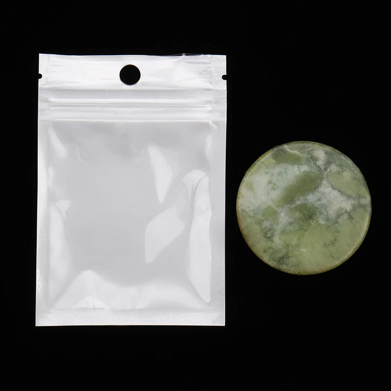 5 Pack Jade Stone Lash Extension Glue Pallet Pads Makeup Tool