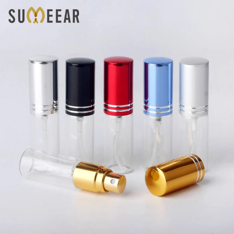 100PCS 5ml Travel Empty Perfume Spray Bottles Gift Sample Mini Cosmetic Containers