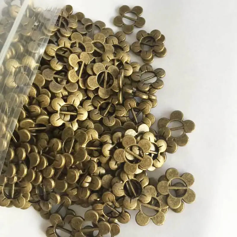 Beading Slider Flat for Bracelets, Necklaces, Watch Chains, DIY Jewelry - 50pcs