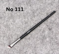 Eyeshadow Makeup Brush Kit with Eyebrow and Blending Brushes - Synthetic Hair, Multiple Handle Colors