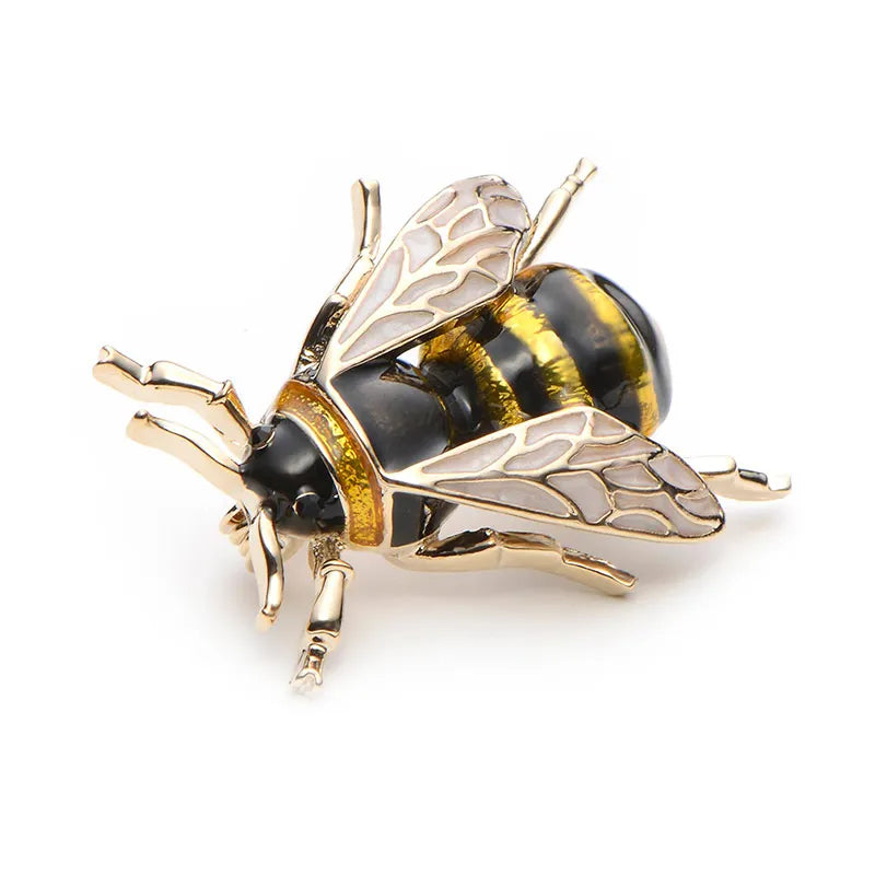 Wuli & Baby Enamel Wasp Bee Brooch Pin - Fashion Jewelry Gift