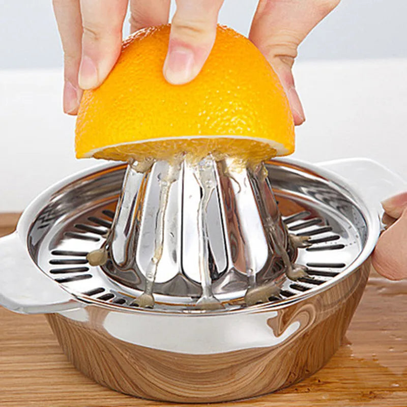 Stainless Steel Lemon Squeezer Manual Juicer for Citrus Fruits Kitchen Tool