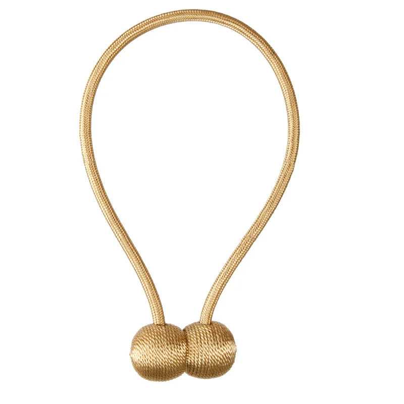 Magnetic Pearl Ball Curtain Tiebacks - Easy to Use Decorative Holdbacks