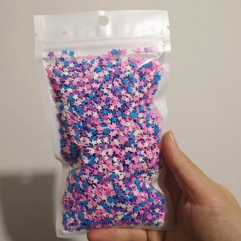 Fake Candy Sprinkles for Cake Decorations 100g - Non-Toxic Play Food