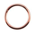 Titanium Septum & Nose Hoop Rings with Hinged Segment - Body Jewelry