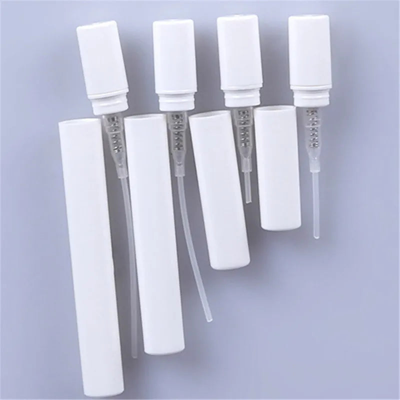 Set of 100 Plastic Perfume Spray Bottles - Various Sizes & Colors