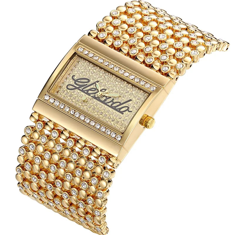Analog Casual Women's Quartz Watch with Gold or Silver Finish