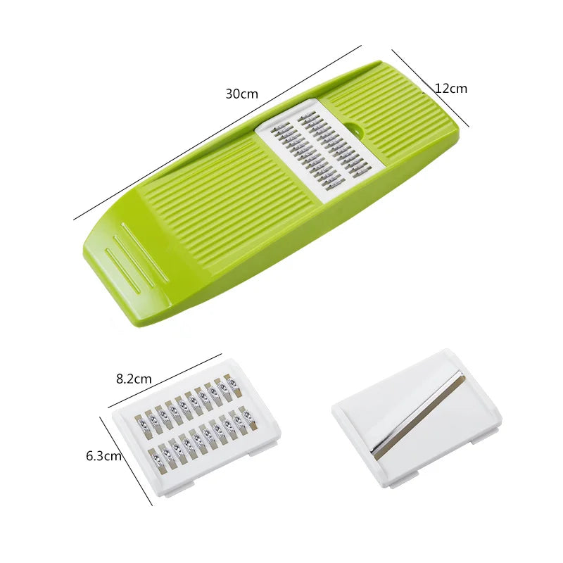 Stainless Steel Mandoline Slicer for Vegetables with 3 Blades - Julienne & Slicer Cutter