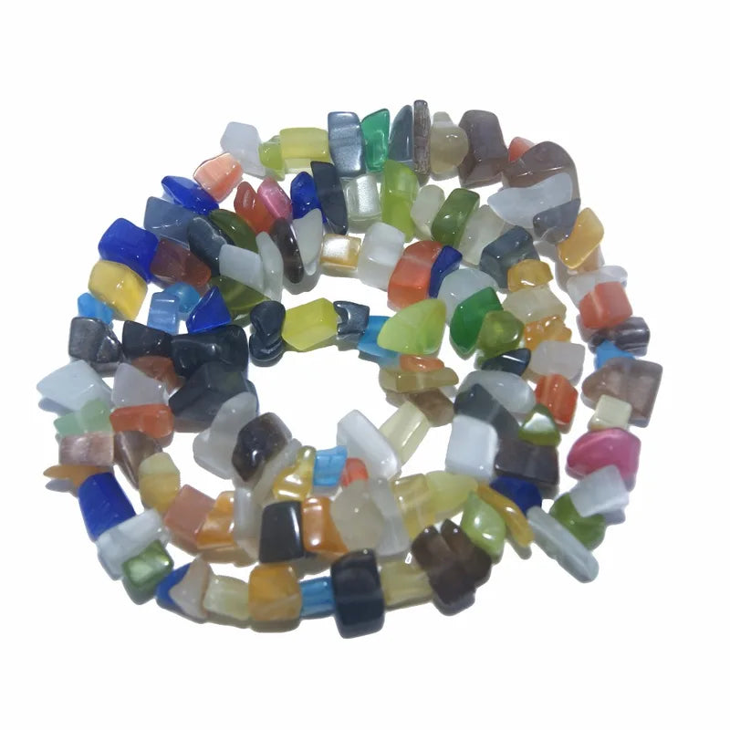 Natural Stone Bead Strand 5-8MM Irregular Shape Chips for Jewelry Making DIY