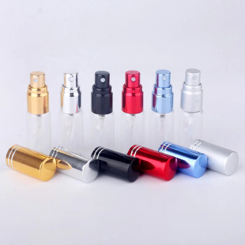 100PCS 5ml Travel Empty Perfume Spray Bottles Gift Sample Mini Cosmetic Containers