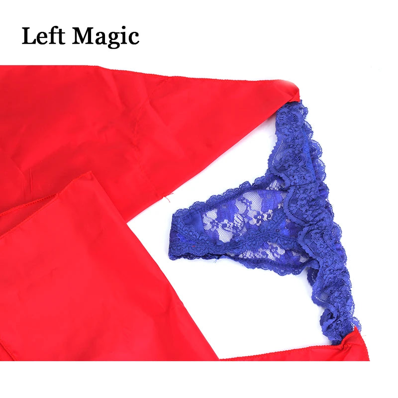 Adult Magic Trick Silk Scarf to Panties Gimmick Stage Props Comedy Accessory