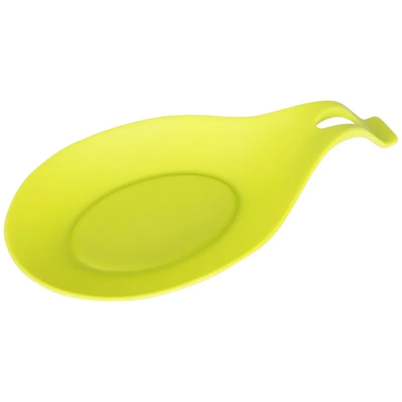 Silicone Spoon Insulation Mat Heat Resistant Coaster Tray Kitchen Tool