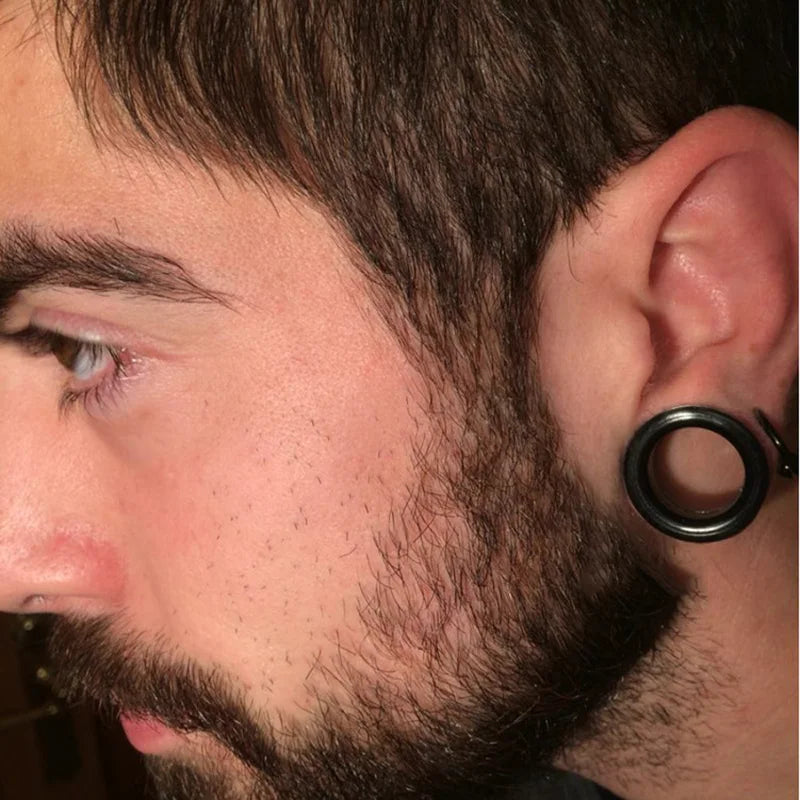 Big Size Silicone Ear Tunnel Plugs 3mm-76mm Double Flared Flesh Stretchers