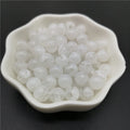 Imitation Natural Stone Acrylic Beads for Jewelry Making - Round Clouds Effect