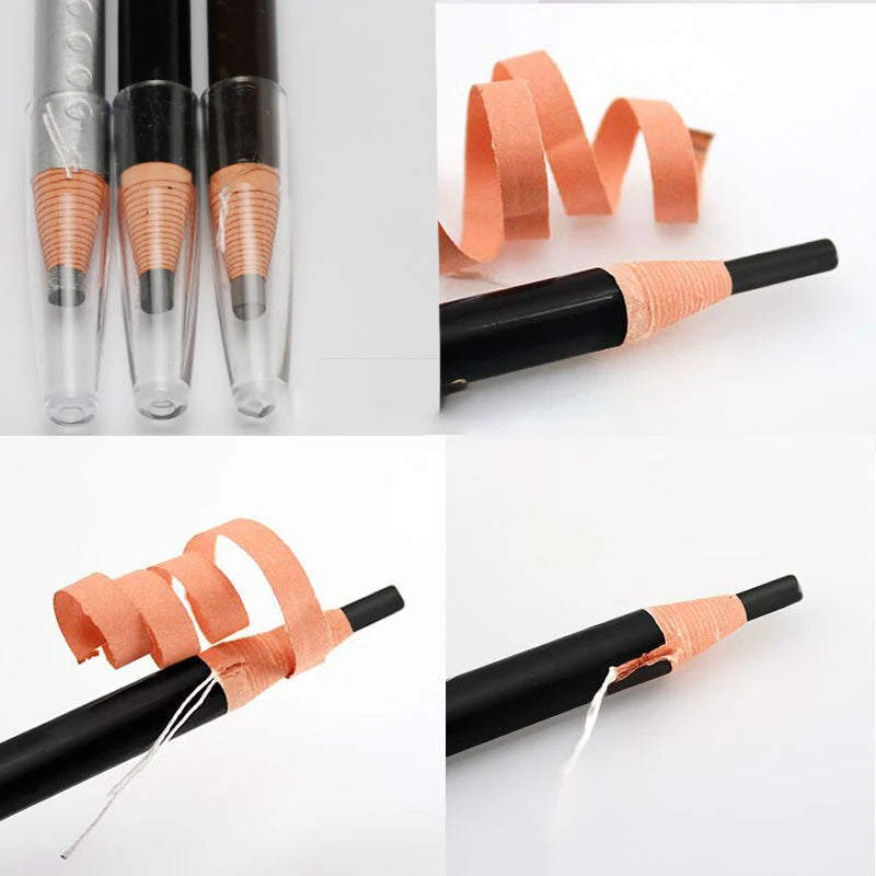 10pcs Waterproof Eyebrow Pencils Set for Natural Makeup - Microblading & Tint