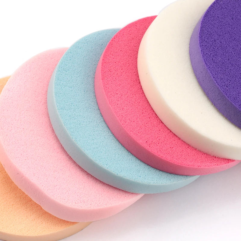 6Pcs Makeup Sponge Set - Soft Latex Facial Powder Puffs for Foundation and Contouring