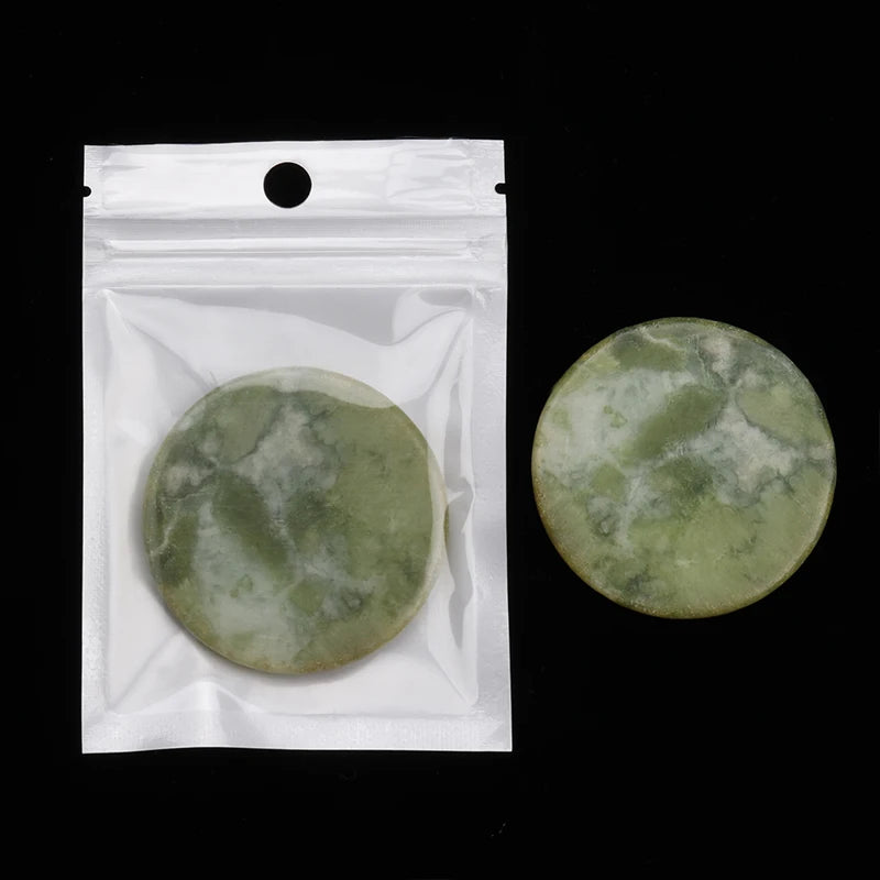 5 Pack Jade Stone Lash Extension Glue Pallet Pads Makeup Tool