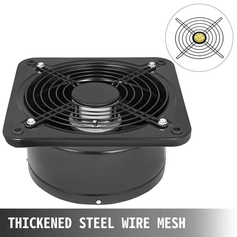 Industrial Ventilation Exhaust Fan 10-12 Inch High-Speed Low Noise Air Blower