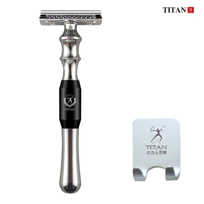 High Quality Safety Razor for Men Metal Handle Replaceable Blade Shaving Tool
