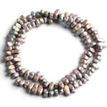 Natural Matte Hematite Beads for Jewelry Making - Irregular Gravel Spacer 15"
