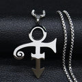 Minimalist Memorial Love Logo Necklace for Women - Stainless Steel Jewelry