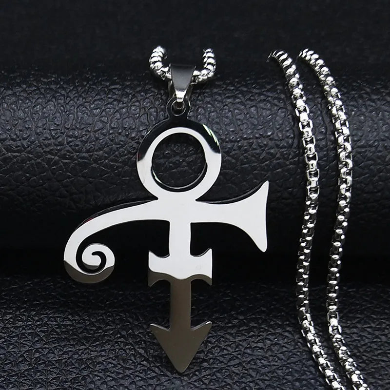Minimalist Memorial Love Logo Necklace for Women - Stainless Steel Jewelry