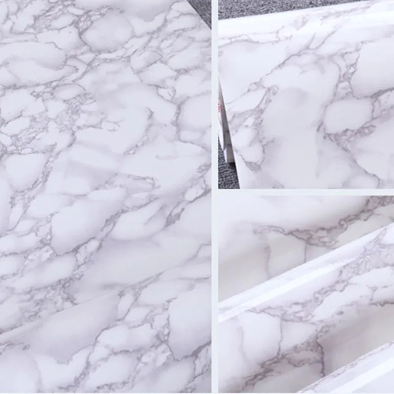 Self-Adhesive Wood Grain Wallpaper for Kitchen & Furniture Renovation
