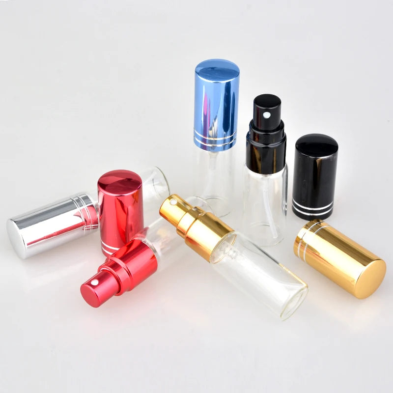 100PCS 5ml Portable Empty Cosmetic Spray Bottles Travel Perfume Containers