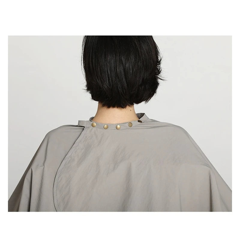 Waterproof Haircut Cape for Salon & Home Hairdressing, Adjustable Neck