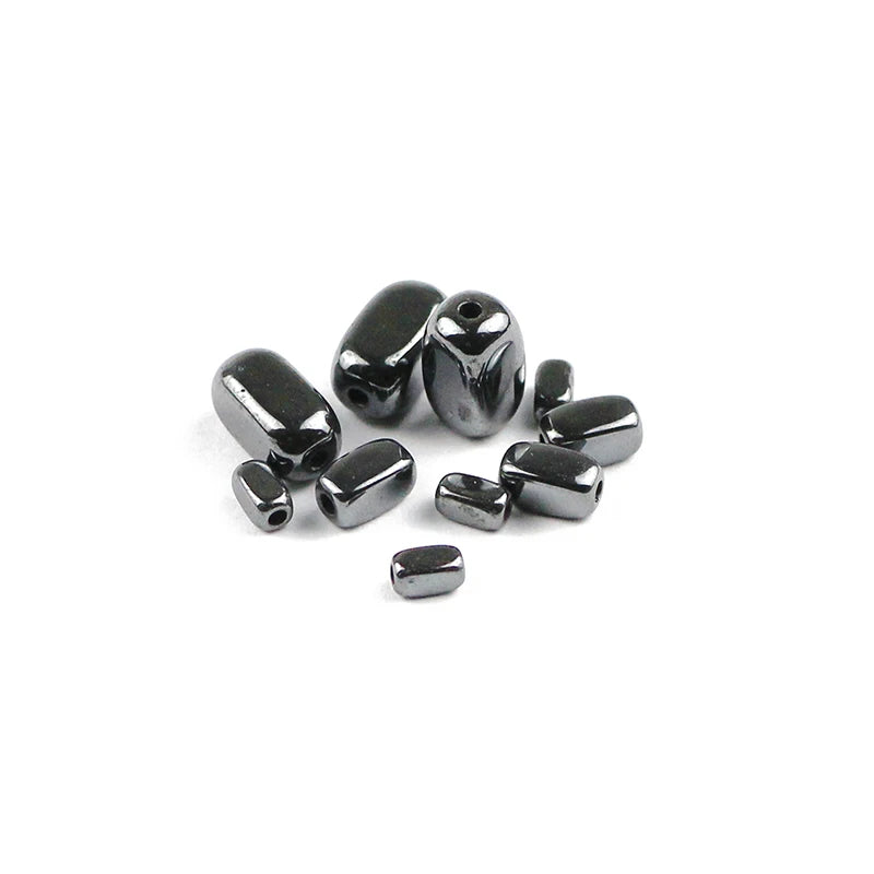 Natural Hematite Beads Square Loose Spacer Beads for Jewelry Making