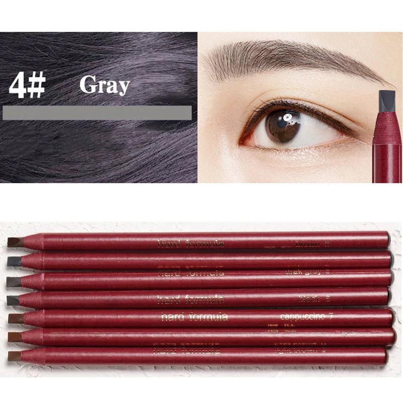 Professional Eyebrow Pencil Set 12pcs - High-Quality Makeup & Tattoo Tools
