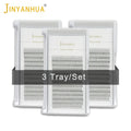 3 Pairs False Eyelash Extension Fans - Soft, Natural, Handmade Makeup Lashes