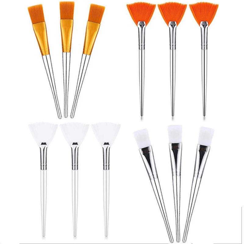 3/4Pcs Makeup Brush Set for Face Mask Application Soft Applicators Facial Brushes