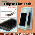 False Eyelash Extensions Flat Mink Lashes Split Tips Makeup Tools Wholesale