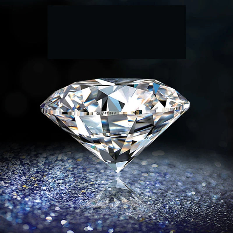 Lab Grown Moissanite Loose Gemstones - Certified Diamond Test Pen, Multiple Colors