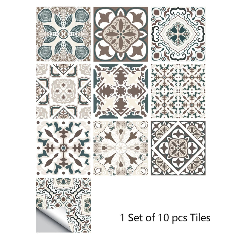 Self-Adhesive Wall Sticker Film for Backsplash & Floor - Matte PVC Decor