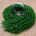 Crystal Glass Beads - 2mm Triangle Seed Beads for Jewelry Making, 130pcs Mixed Colors