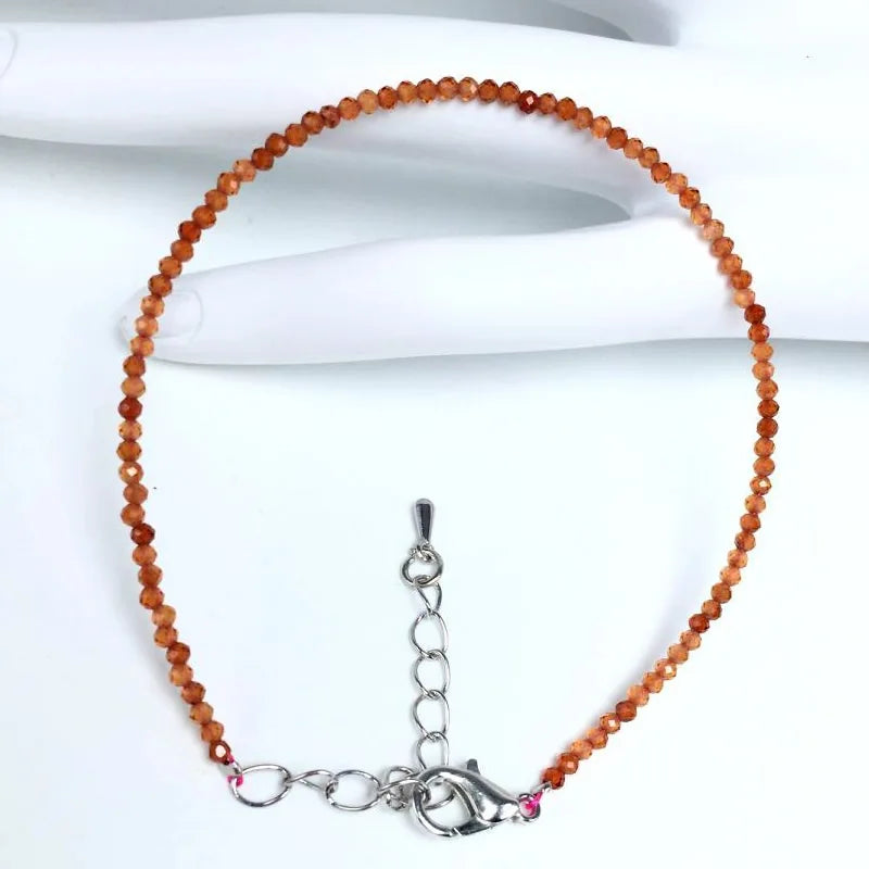 Natural Stone Beaded Bracelet with Rose Quartz and Amethysts for Men and Women - Gift Jewelry