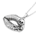 Unisex Retro Lips Skull Pendant Necklace Gothic Jewelry Gift