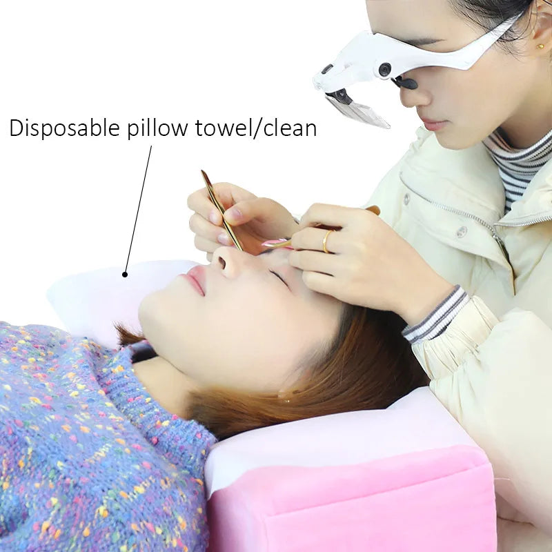 Disposable Non-Woven Pillow Towel for Eyelash Extension Makeup 20/50/100Pcs