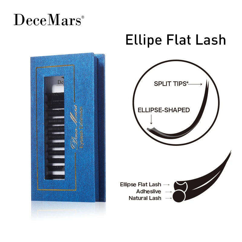 Eyelash Extension Soft Tips - Light Weight Mink Faux Lashes for Professional & Personal Use